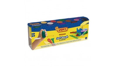 Soft Dough Blandiver Box 10 Jars 110g Assorted Colors