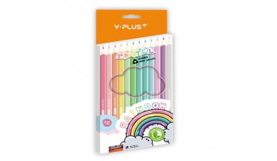 Color Pencil - Rainbow Pastel Jumbo (12 colours )