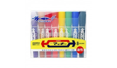 Permanent Marker 8 colors Hi-Mckie