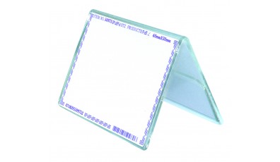 V Shape Acrylic Both Card Stand