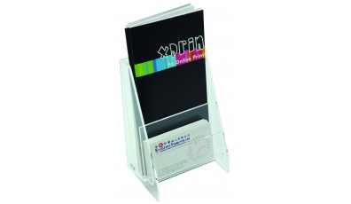 2 Tier Acrylic Leaflet Holder 4"