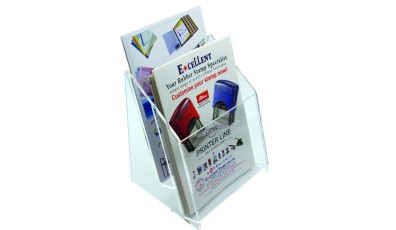 2 Tier Acrylic Leaflet Holder 6 1/4"