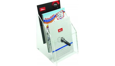 2 Tier Acrylic Leaflet Holder A4 & 4"